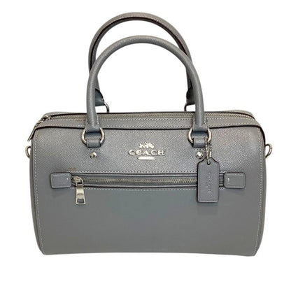 Coach Leather Rowan Satchel Handbag/Shoulder Bag