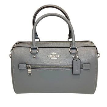 Coach Leather Rowan Satchel Handbag/Shoulder Bag