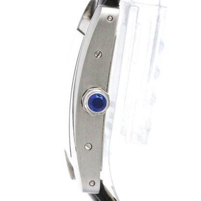 Cartier Tank Americaine Sm Steel Leather Quartz