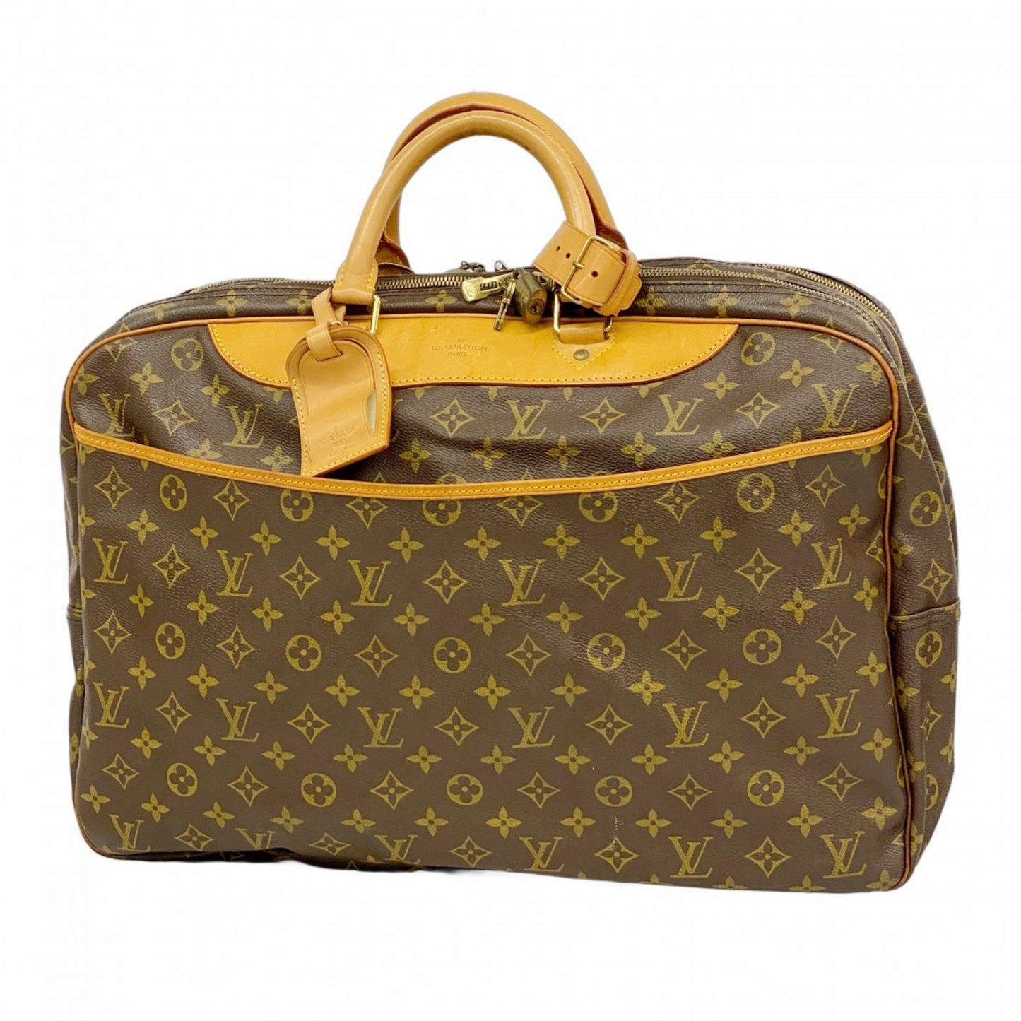 Louis Vuitton Monogram Alize 24H Boston Bag M41399 Brown