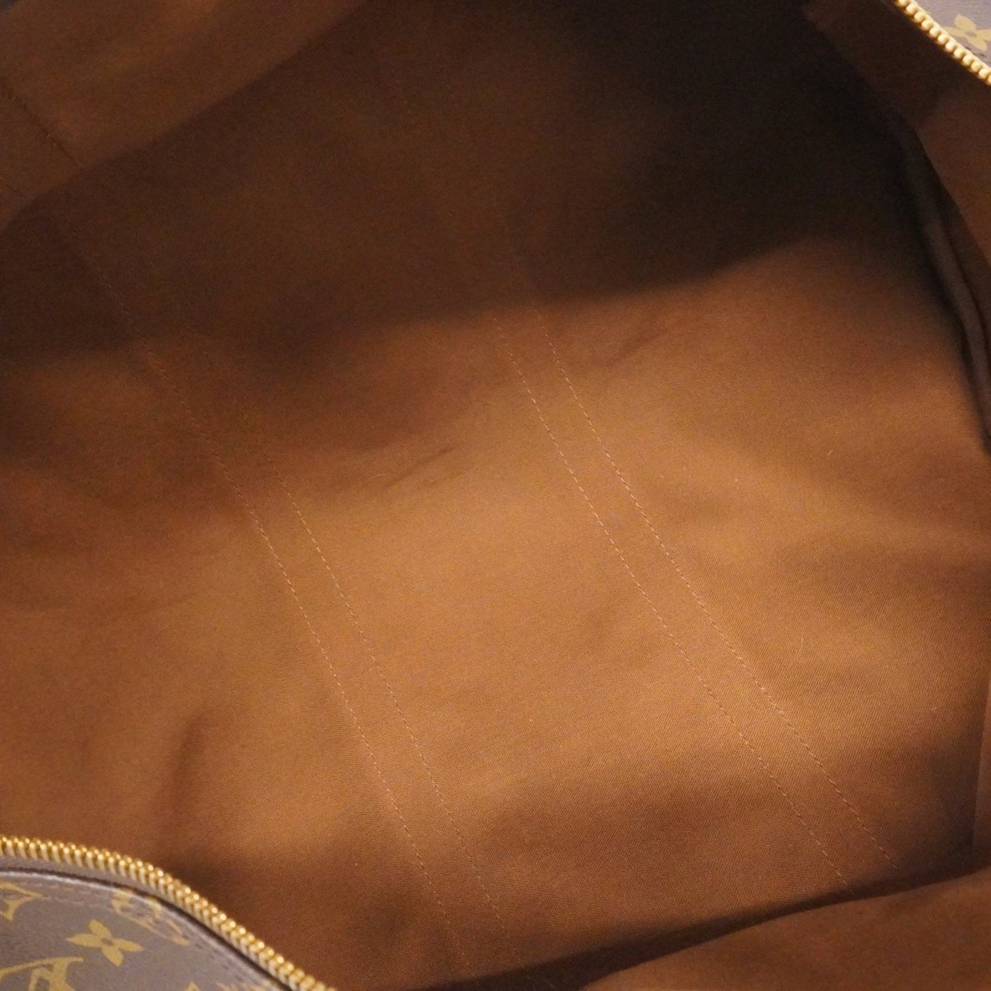 Louis Vuitton Monogram Keepall Bandouliere 50 Boston Bag M41416 Brown