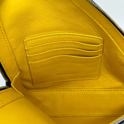Balenciaga 476976 Triangle Clutch Bag/Pouch In Leather