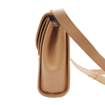 Bottega Veneta The Clip Shoulder Bag With V-Neck And Flap