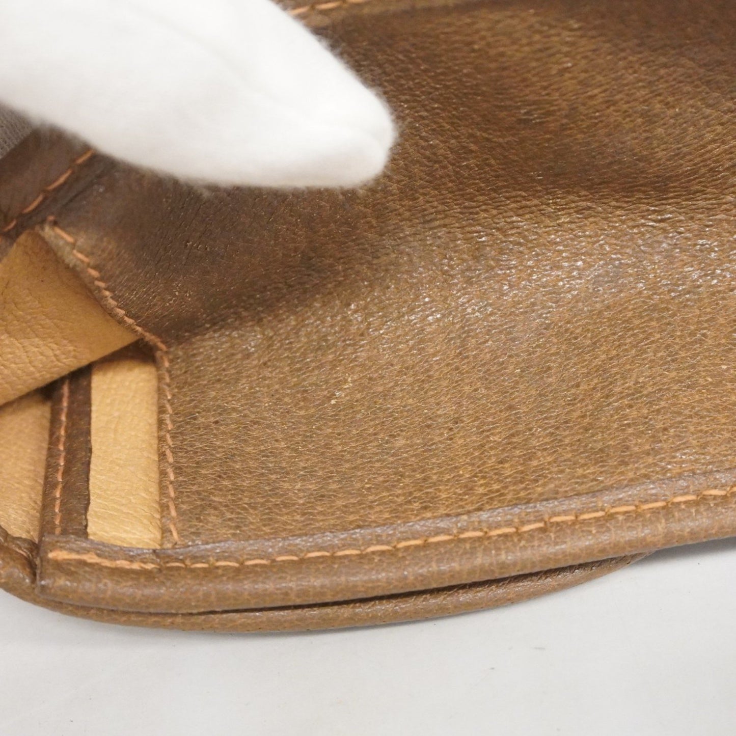 Gucci Gg Supreme Sherry Line Clutch Bag 89 01 031 Brown