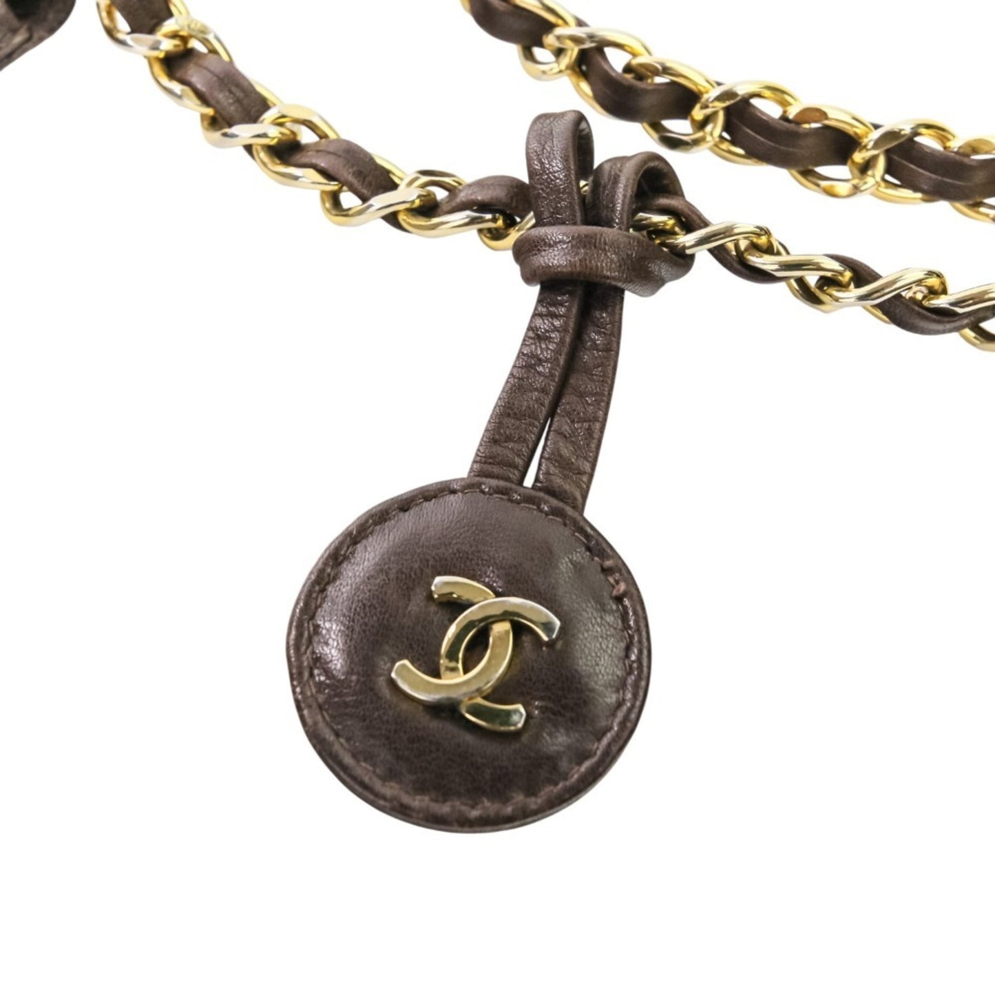 Chanel Matelasse Leather Chain Shoulder Bag In Brown