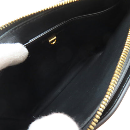 Salvatore Ferragamo Gancini Hardware Shoulder Bag Leather