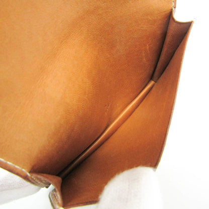 Hermes Leather Business Card Case Brown