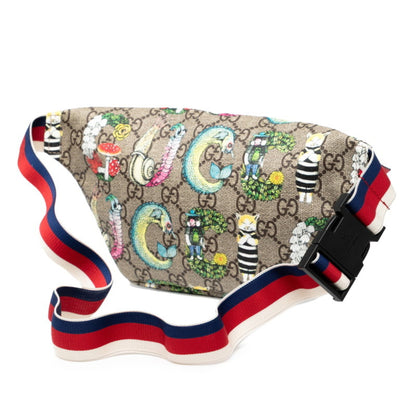 Gucci Children'S X Yuko Higuchi Gg Supreme Waist Bag 502095 Beige Red Multicolor Leather