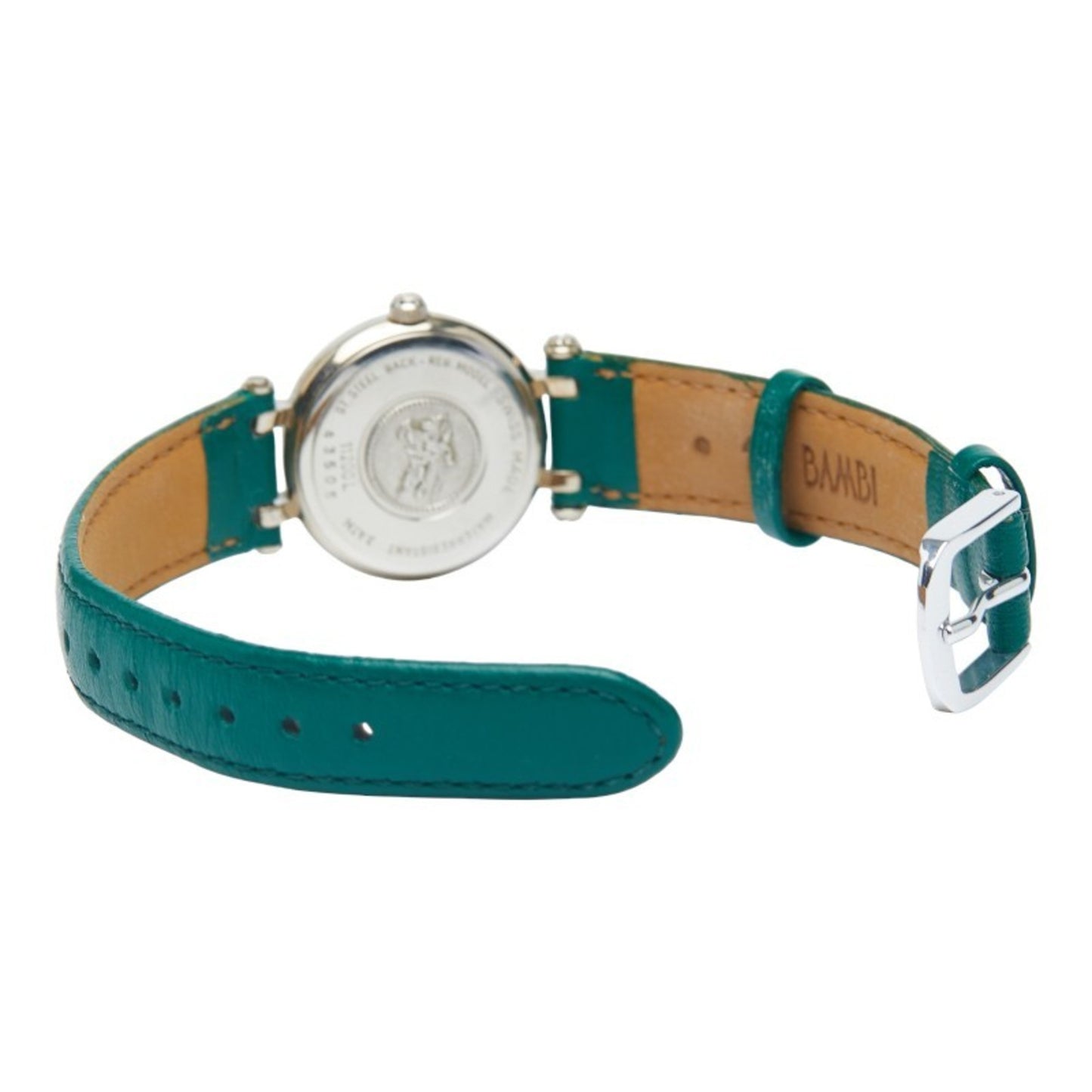 Burberry Check Leather (Non-Original) Quartz Watch With White Dial