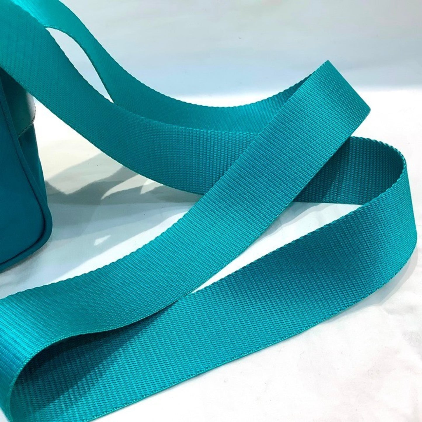 Prada Nylon Shoulder Bag/Pochette Bt0658 Turquoise Kb-9538