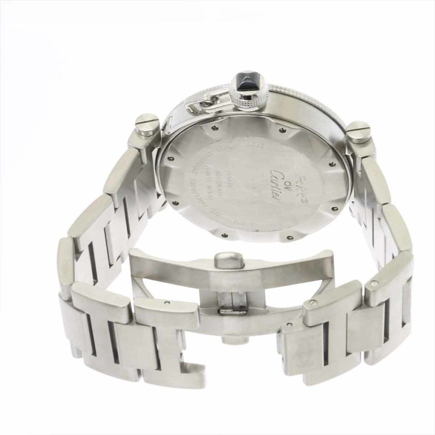 Cartier Pasha Seatimer W31077M7 Men'S Automatic Watch With Date Display
