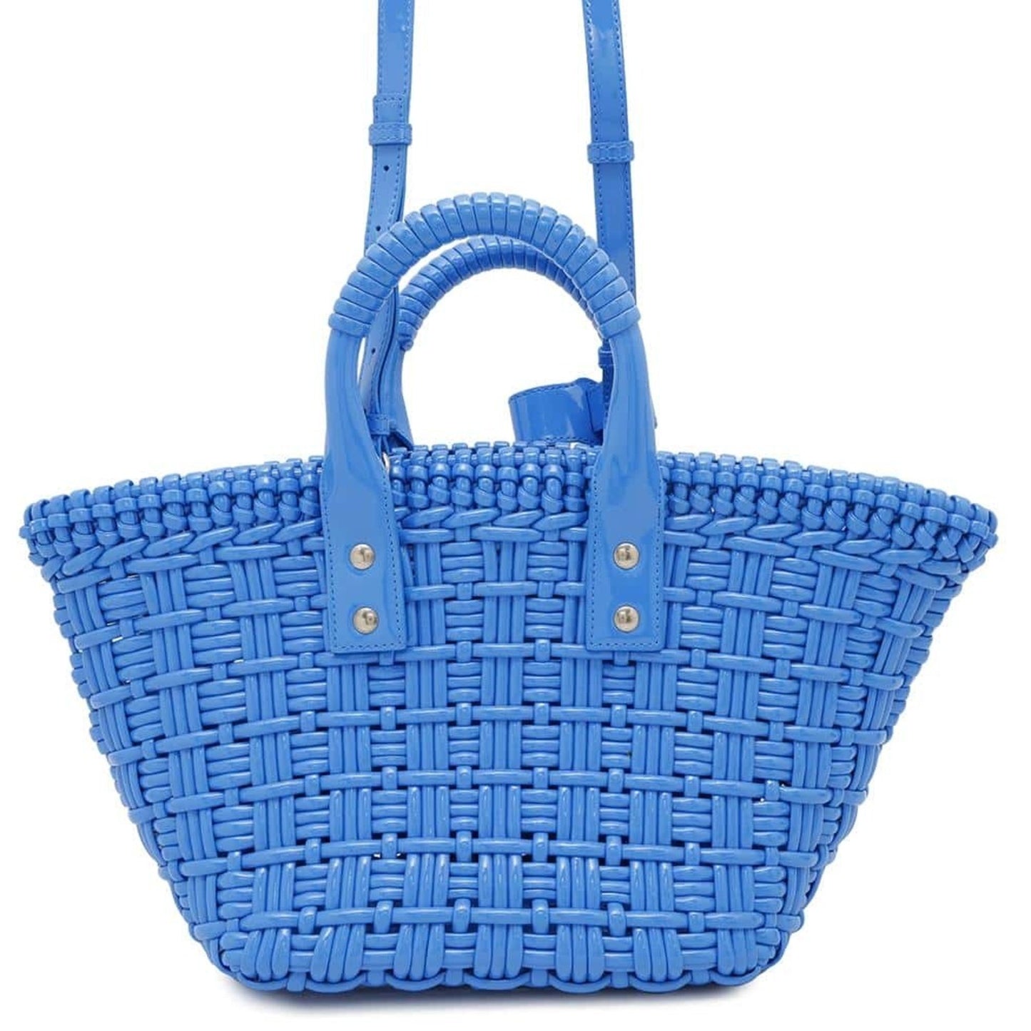 Balenciaga Handbag Bistro Xs Patent Leather 671342 Balenciaga 2Way Shoulder Bag Basket