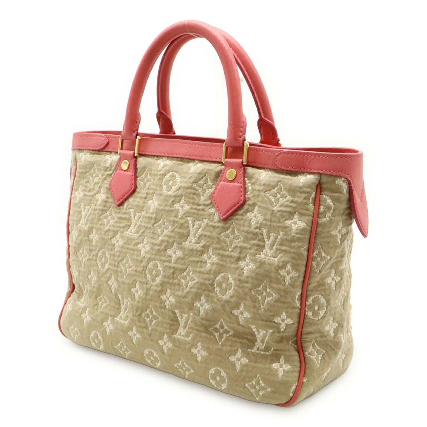 Louis Vuitton Monogram Sabia Cabas Mm Handbag/Tote Bag In Beige