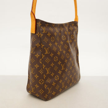 Louis Vuitton Monogram Looping Gm Shoulder Bag M51145 Brown
