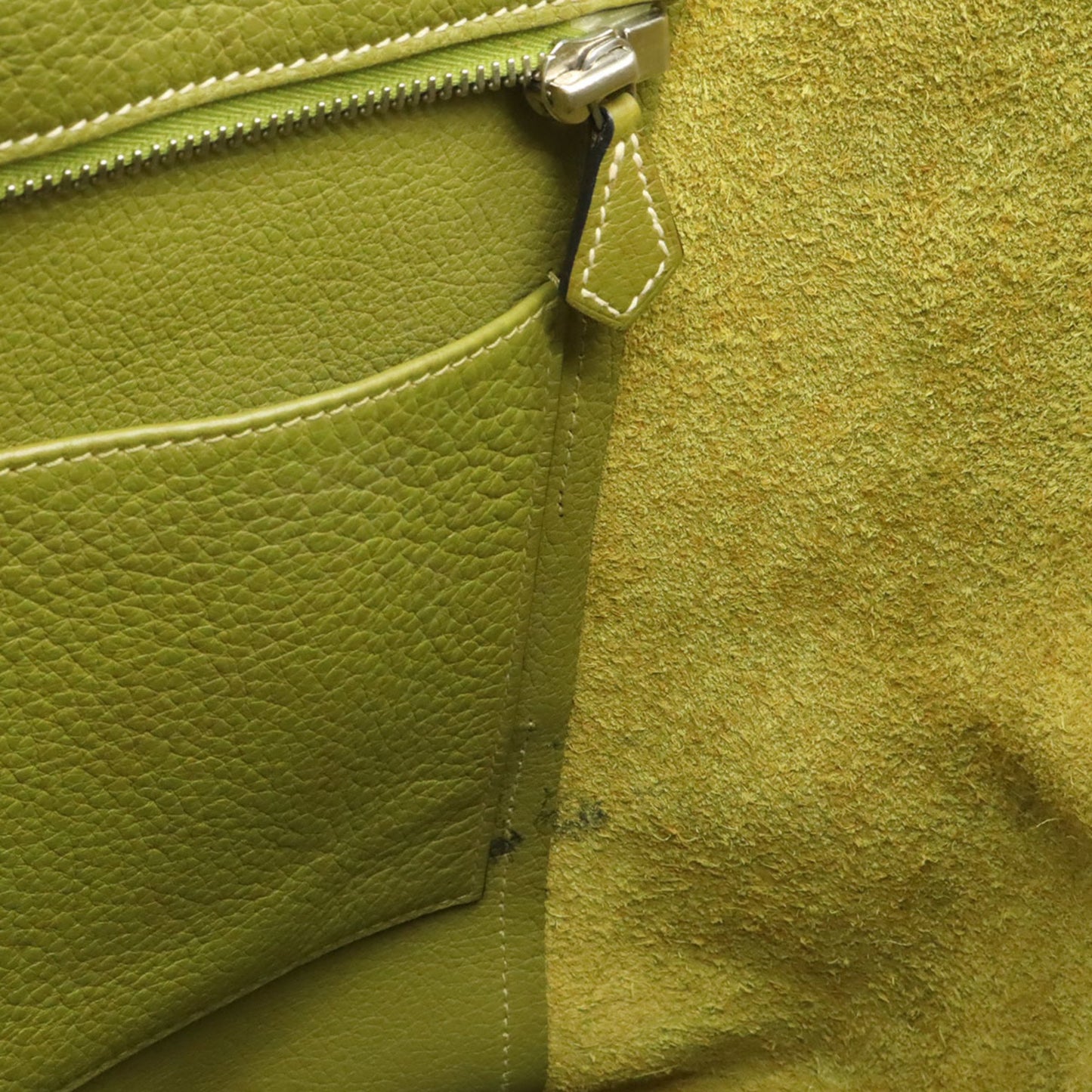 Hermes Hermes Good News Gm Shoulder Bag Taurillon Clemence Anise Green ?L Engraved