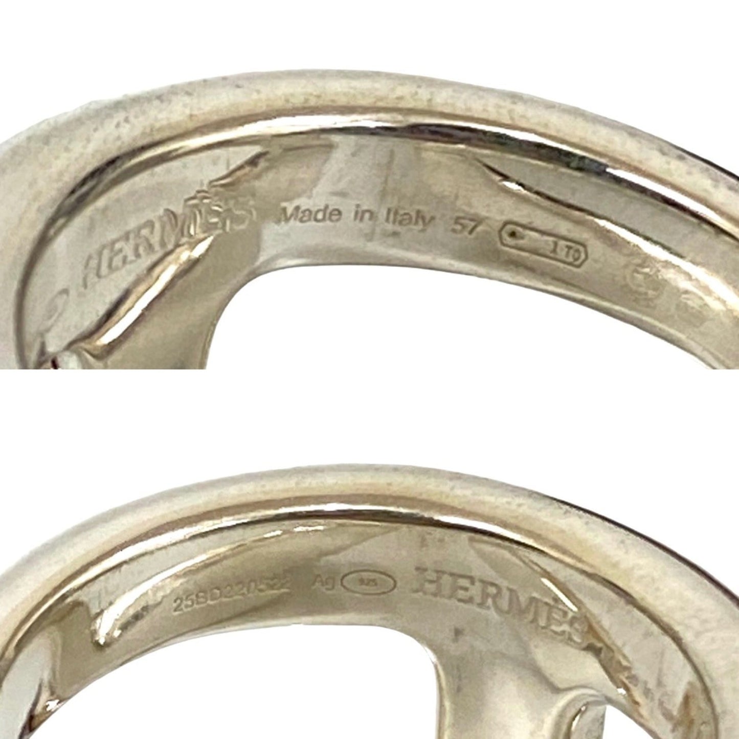Hermes Osmos Gm Silver 925 Ring