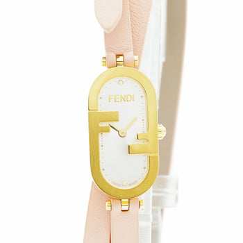 Fendi O'Lock Double Strap Watch Fow965Ahp9F0Cvm Silver Dial