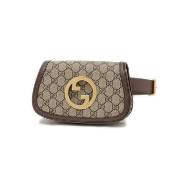Gucci Gg Supreme Blondie Body Bag/Waist Bag In Beige