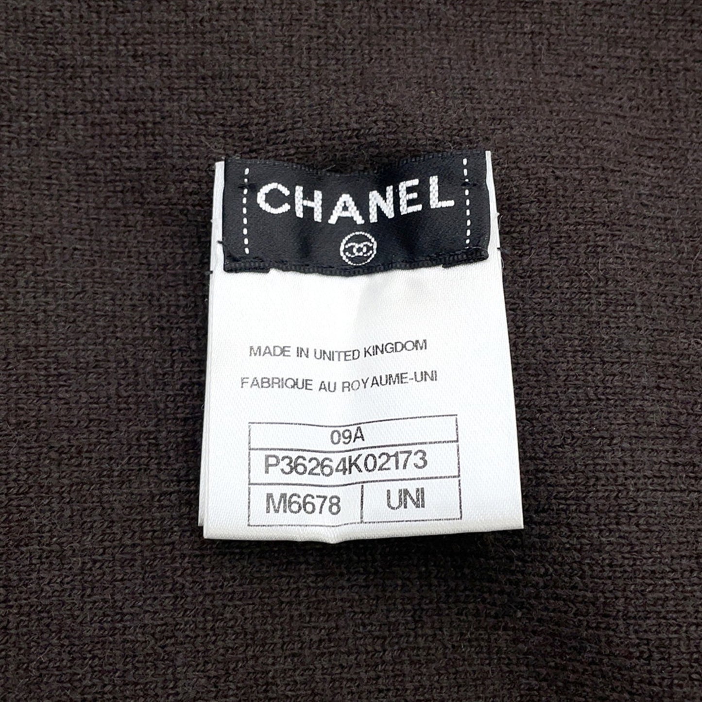 Chanel Coco Mark Cashmere Scarf P36264