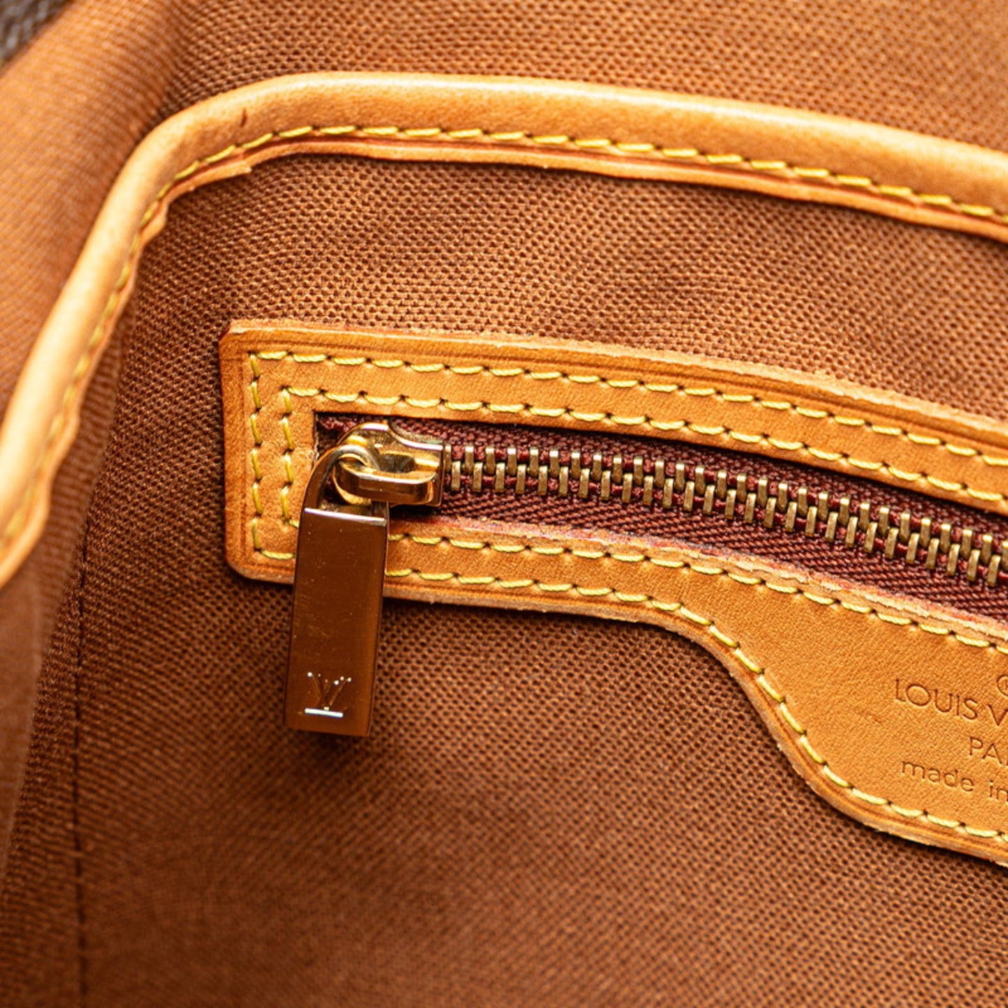 Louis Vuitton Monogram Vavin Pm Handbag Tote Bag M51172 Brown Leather