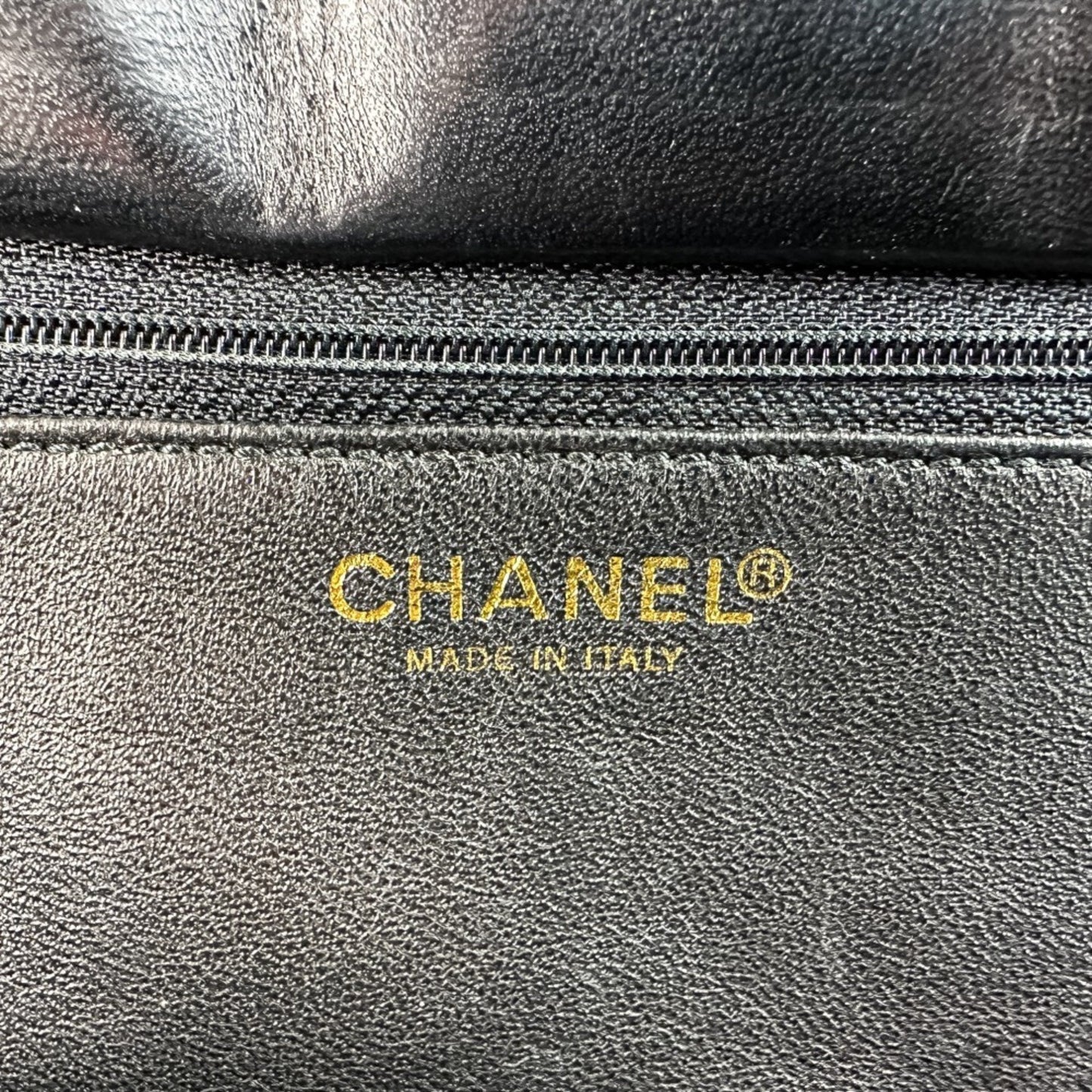 Chanel Cotton Jersey Chocolate Bar Chain Handbag Tote Bag In Black