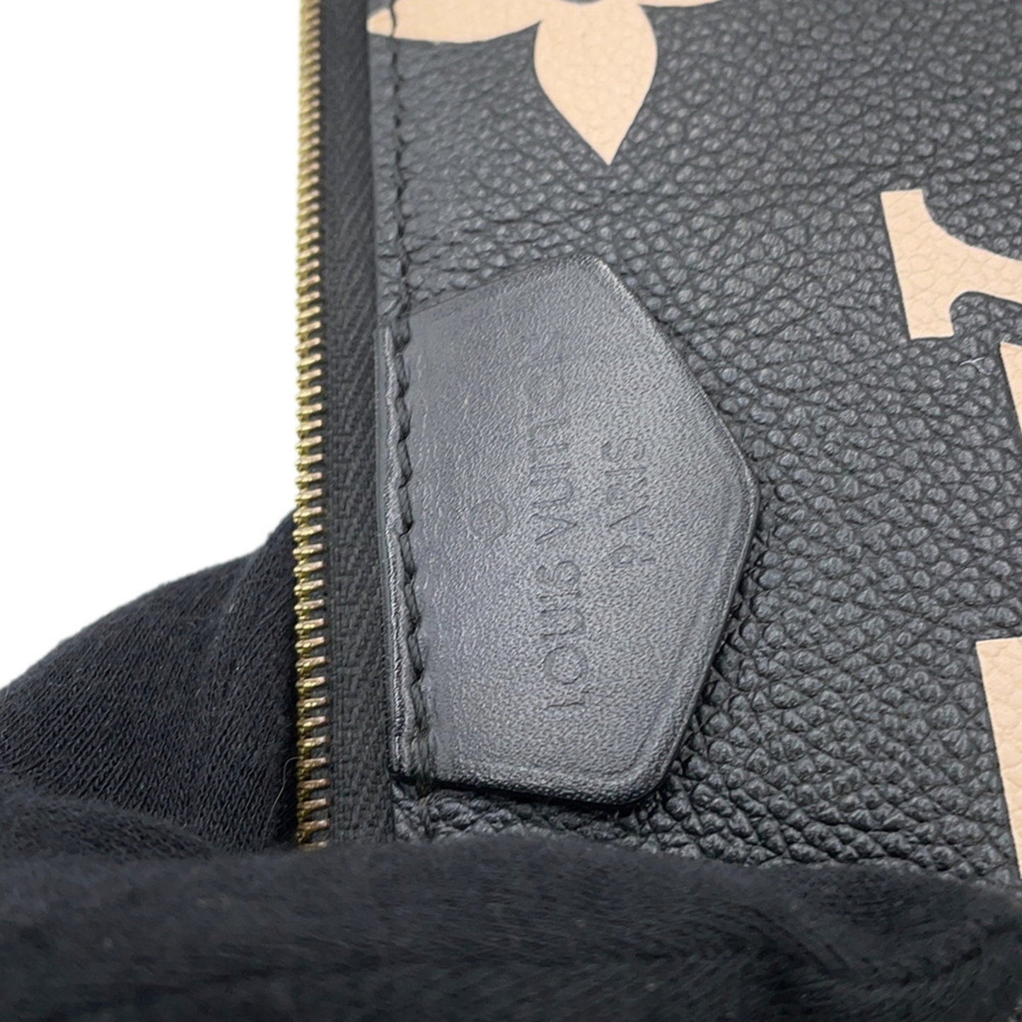 Louis Vuitton Two-Tone Monogram Empreinte Multi Pochette Accessoires Shoulder Bag M45777 Black