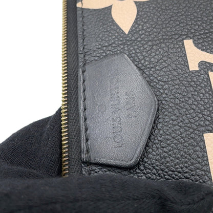 Louis Vuitton Two-Tone Monogram Empreinte Multi Pochette Accessoires Shoulder Bag M45777 Black