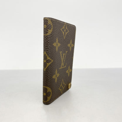 Louis Vuitton Monogram Porte Carte Credit Pression Business Card Case M60937 Brown