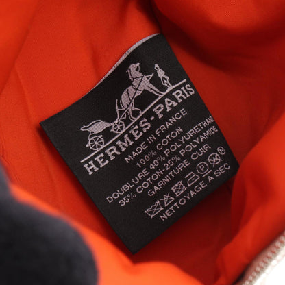 Hermes Herms Bolide Pouch 15 Mini Bag Canvas Leather