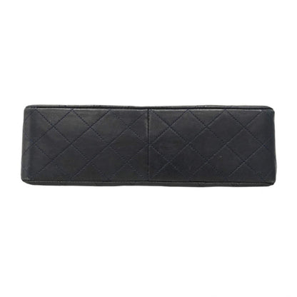 Chanel Matelasse Shoulder Bag In Navy Lambskin