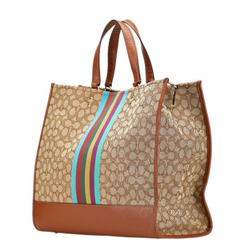 Coach Signature Dempsey Tote/Shoulder Bag