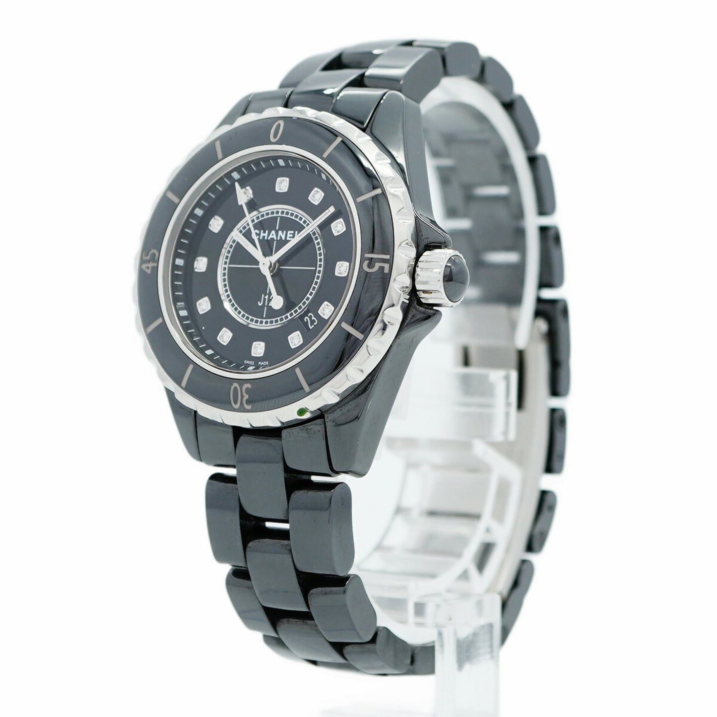 Chanel J12 H1625 Black Dial