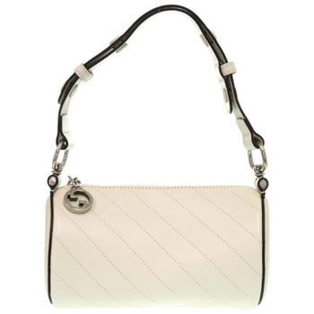 Unused Gucci Mini Blondie 760170 White Leather Shoulder Bag 1368Gucci