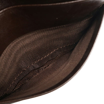 Fendi Zucca Pattern Bifold Wallet In Canvas And Leather