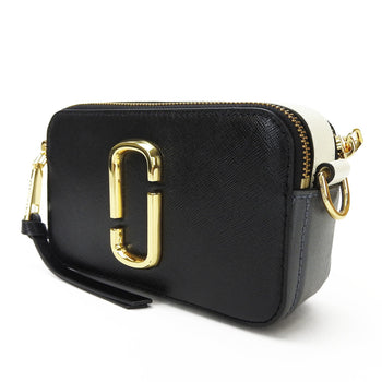 Marc Jacobs Shoulder Bag M0014146 Black White Pink Leather