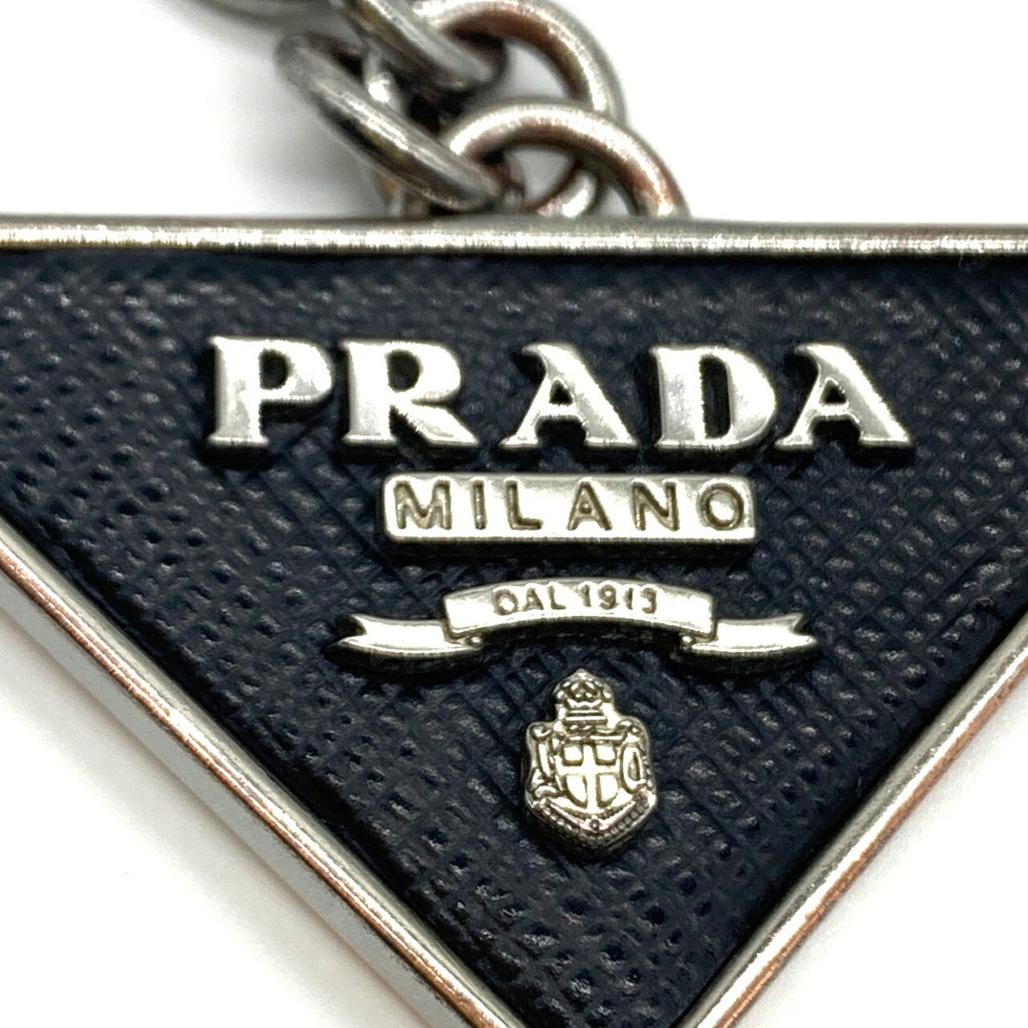 Prada Key Ring Holder Saffiano