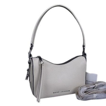 Marc Jacobs Small Drifter Convertible Handbag In Ivory Leather