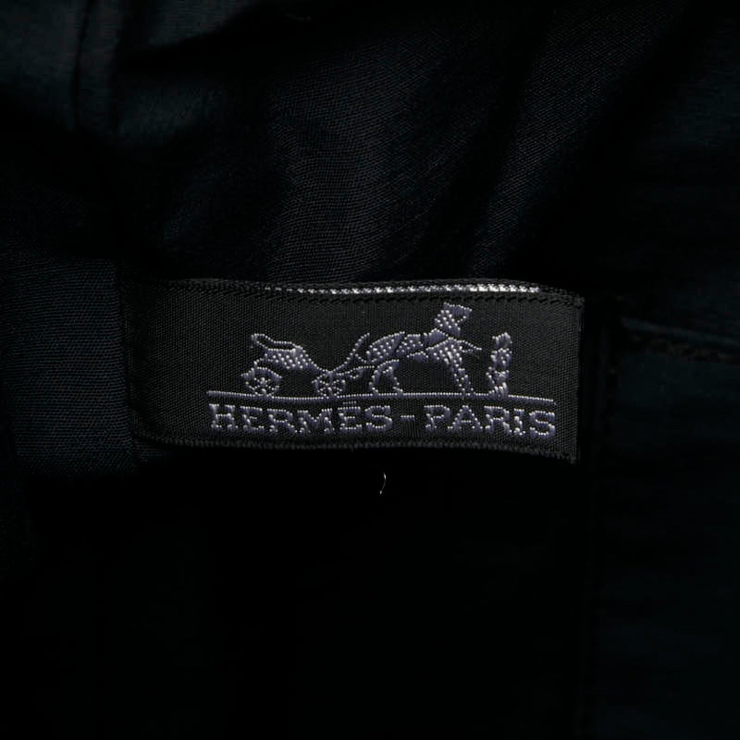 Hermes Air Line Cabas Handbag Tote Bag Gray Canvas