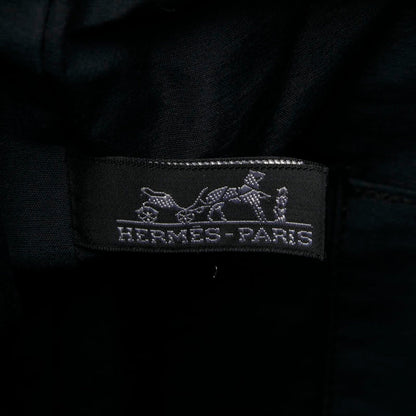 Hermes Air Line Cabas Handbag Tote Bag Gray Canvas