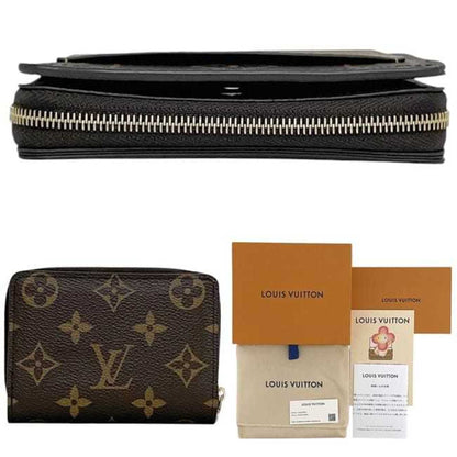 Louis Vuitton Bifold Wallet Portefeuille Lou F-23946 Brown Monogram Reverse M81461 Canvas Ic Tag