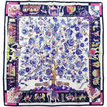 Hermes Scarf Muffler Carre 90 Fantaisies Indiennes Dazzling India