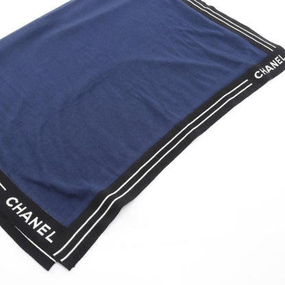 Chanel Scarf/Scarf Stole Silk Cashmere Cotton
