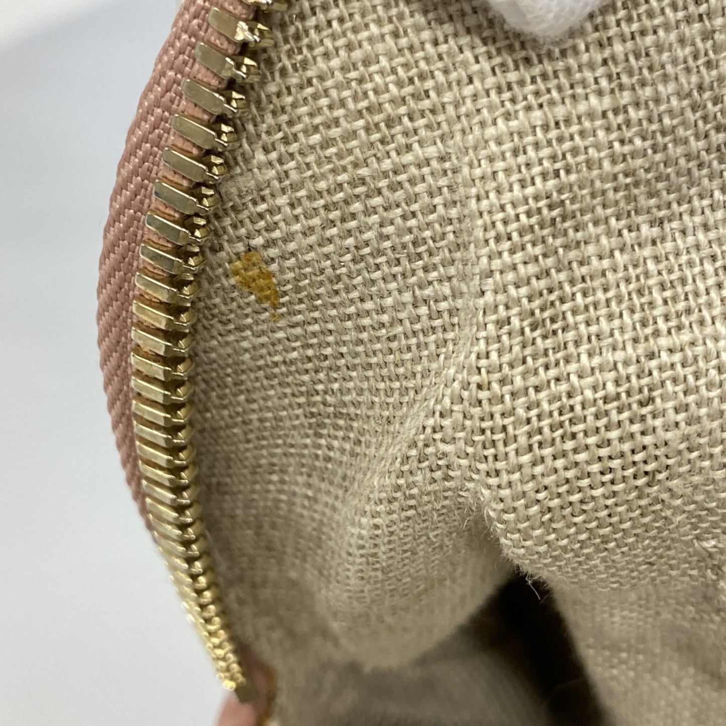 Gucci Gg Canvas Interlocking G Shoulder Bag 449243 Beige Pink Champagne