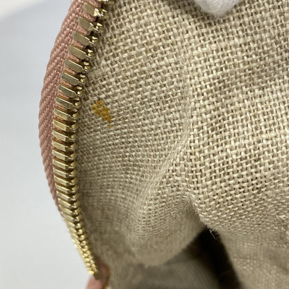 Gucci Gg Canvas Interlocking G Shoulder Bag 449243 Beige Pink Champagne