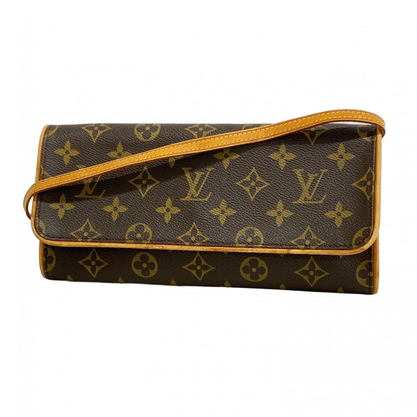 Louis Vuitton Monogram Pochette Twin Gm Shoulder Bag M51852 Brown