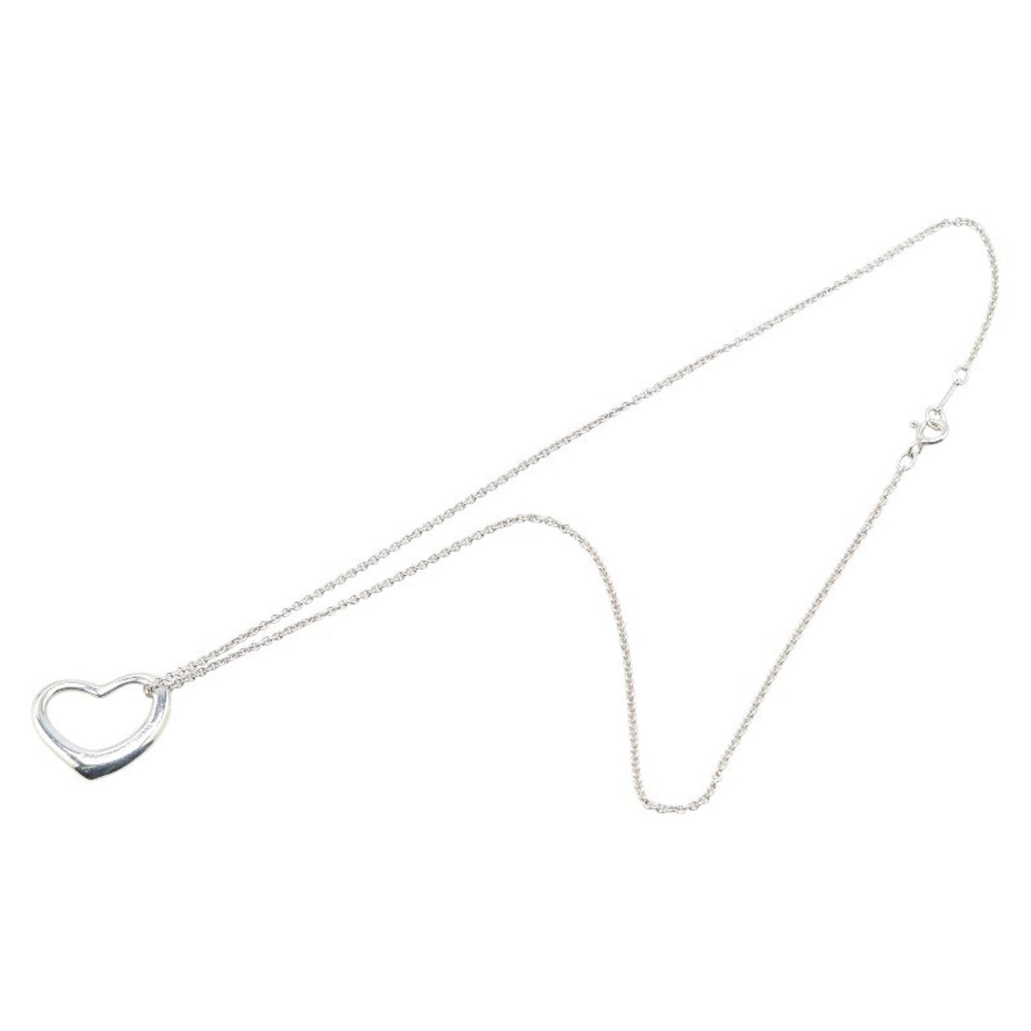 Tiffany Peretti Heart Necklace Sv925 Silver