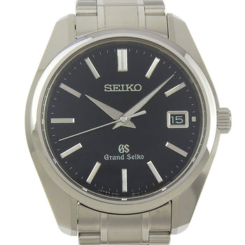 Like New Grand Seiko Heritage Collection Date 9F82 0Aa0 Sbgv007 Black Dial Stainless Steel Quartz