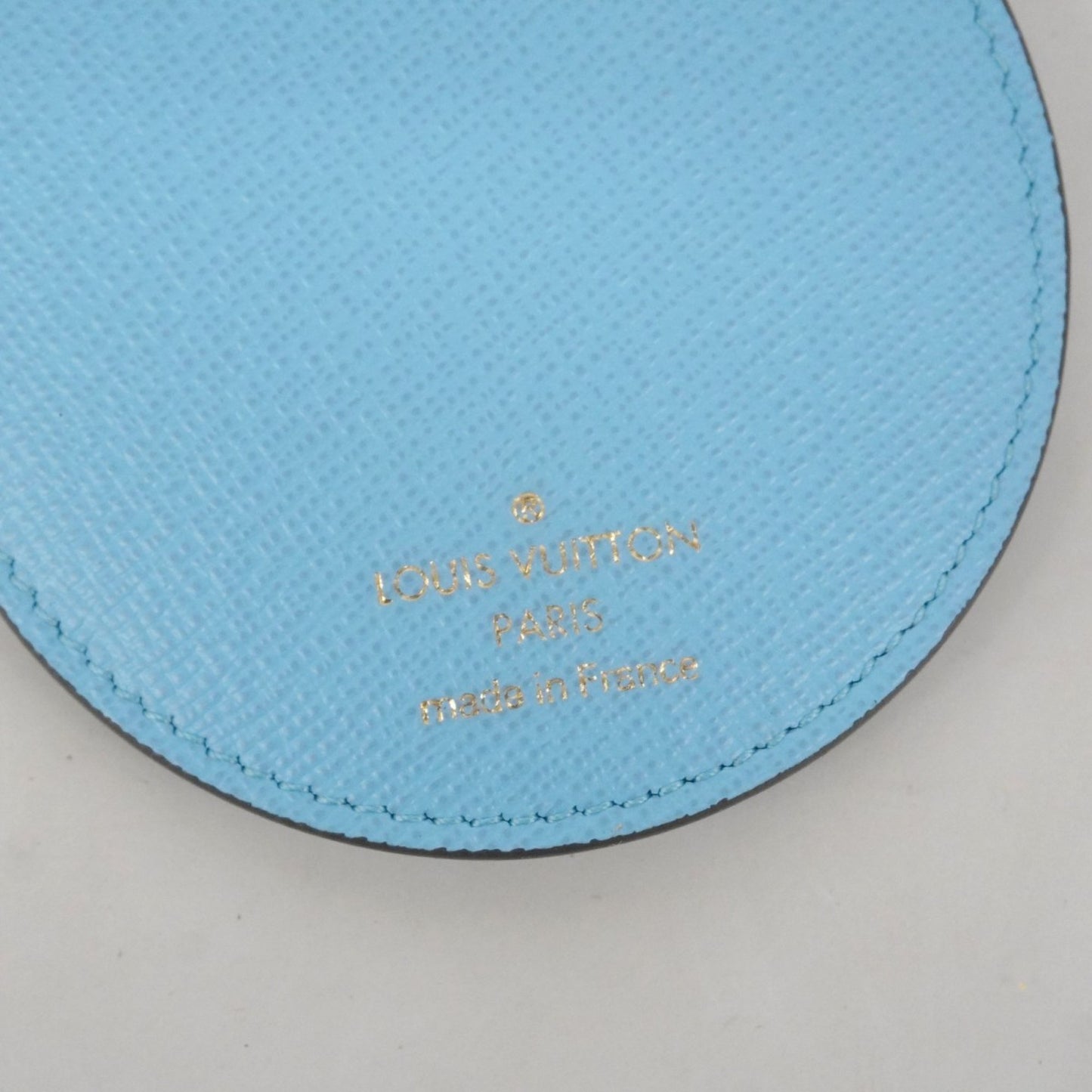 Louis Vuitton Damier Porte-Cls Illustre Keychain M62751 Blue Ebene