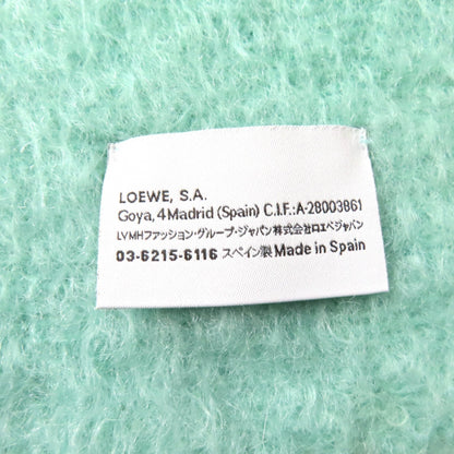 Loewe Women'S Mohair Blend Scarf With Anagram Logo Patch And Fringe