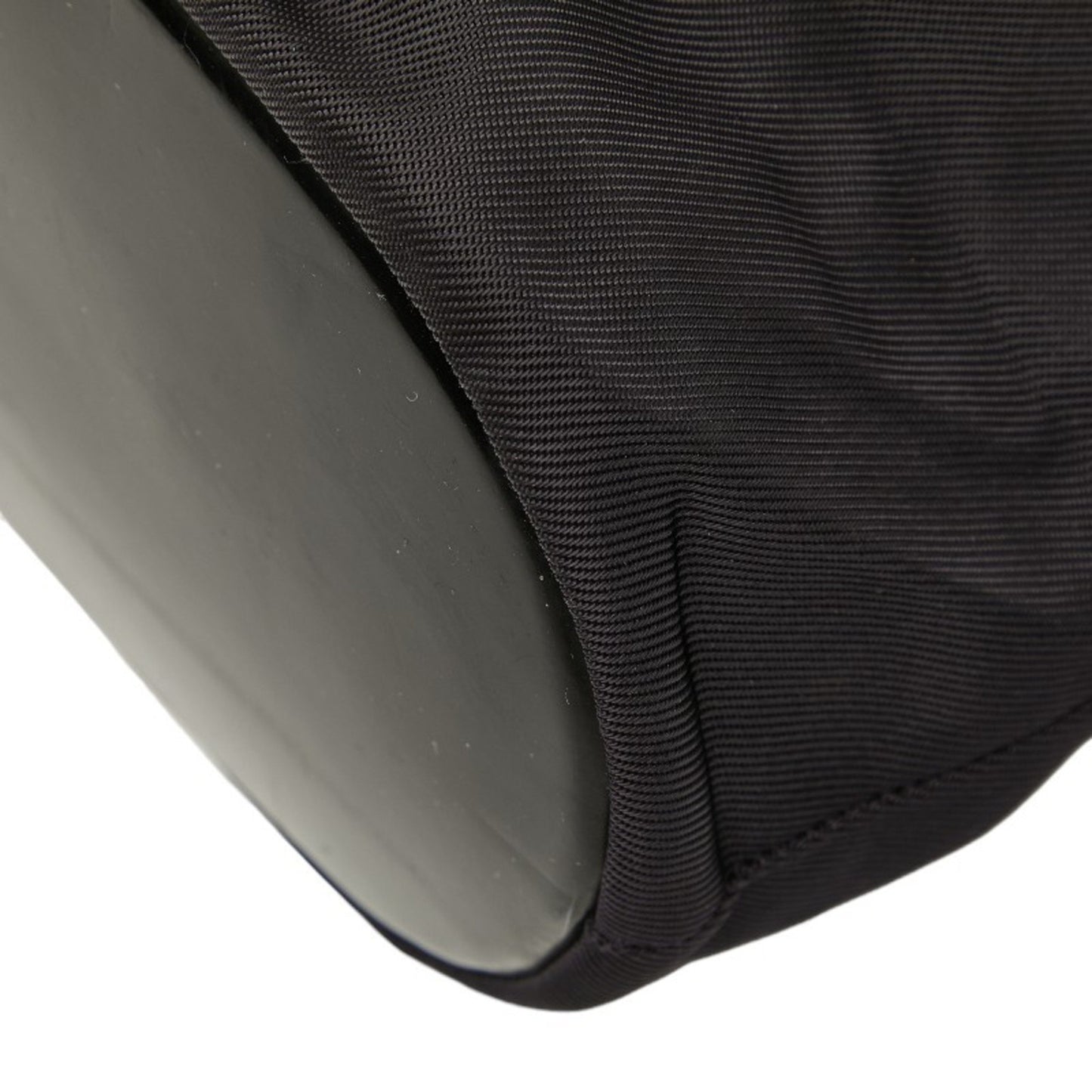 Gucci Bamboo Handbag/Shoulder Bag 2Way 003 2854 Black Nylon Leather